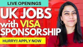 [NEW] UK Jobs with Visa Sponsorship  | UK Companies offering Visa Sponsorship