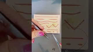 how to make a horizontal mattress suture