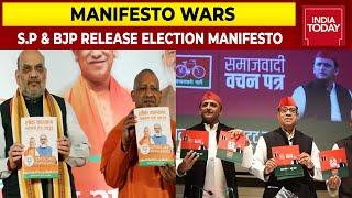 S.P & BJP Release Election Manifesto For Uttar Pradesh, Parties Woo Women Voters & Farmers