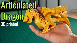 3D printed Articulated Dragon