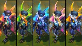 All Battle Bat Xayah Chromas (League of Legends)