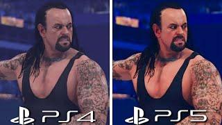 WWE 2K24 PS4 vs PS5 Graphics Comparison