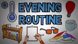 My Evening Routine For Optimal Sleep And Relaxation (animated)