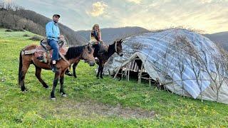 Inside The Lives Of Iran's Nomads: Tent Setup And Spring Migration Preparation