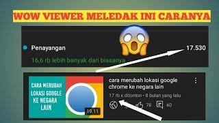 cara menambah viewer meledak menggunakan web