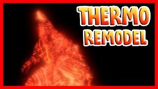 Roblox Kaiju Universe - THERMO GODZILLA REMODEL NEW TEASER!