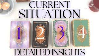 CURRENT SITUATION - DETAILED MESSAGES + ADVICE FROM SPIRIT TEAM (Pick A Card) Psychic Tarot Reading