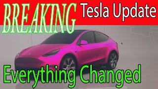 New TESLA UPDATE FINALLY here - And it changes everything ... mostly for the good