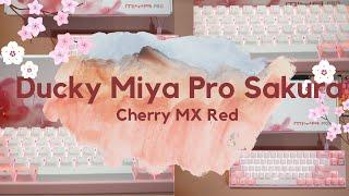 Ducky x Varmilo MIYA Pro Sakura (Unboxing) Cherry MX Red + Typing Test