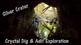 Silver Crater Crystal Collecting & Mine Exploration (Rockhounding Cardiff, Ontario)