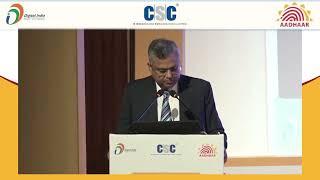 Sh. Saurabh Garg, CEO, UIDAI addressed at National Workshop on 'Aadhaar Services through CSC'