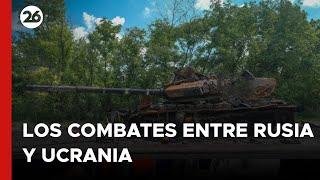 Nuevas imágenes de los intensos combates entre RUSIA y UCRANIA en el frente de batalla