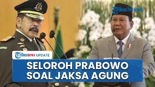 Presiden Prabowo Berseloroh Jaksa Agung Sedang Mengejar-ngejar Koruptor saat Beri Sambutan