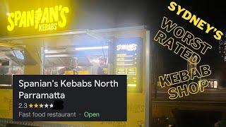 Spanian Kebab Review - We try Sydney's Worst Rated Kebab Shop @Spanian