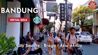 Bandung, West Java, Indonesia | City Square - Braga City Walk | Walking Tour