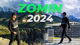 Жиззахнинг Зомин тоғида канат ва осма дор йўли 2024  / Zomin Kanat 2024 / Zomin cable car / 4K Video