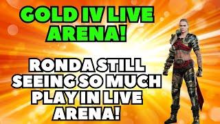 Ronda Helping Me Push Back To Top 50 Live Arena!