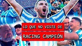 Lo que NO se vió de RACING CAMPEÓN de la SUDAMERICANA | Festejos emotivos, hinchas, goles y Costas