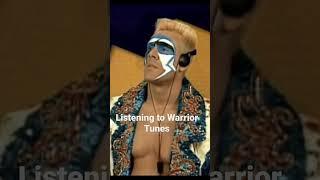 Sting listens to the Warrior is  back tunes