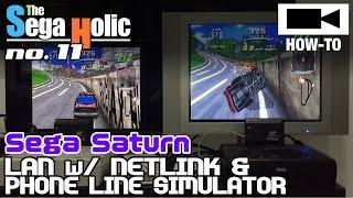 Sega Saturn Netlink LAN Style with Phone Line Simulator [SH no.11]