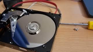 HDD Hard Disk Drives data destruction tests