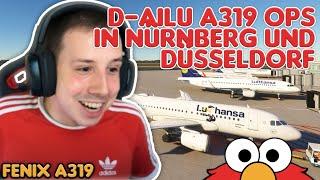 Bin etwas am schniefen :( Lufthansa A319: Nürnberg EDDN ⇆ Düsseldorf EDDL