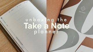 Unboxing the Take a Note Planner  2025 Weekly B6