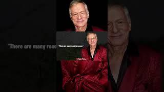 quote from the king of playboy Hugh Hefner | Inspirational Quotes From the Original Playboy. #words