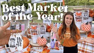 My BEST Market Yet?! Craft Show Prep, Market Vlog & Results!!