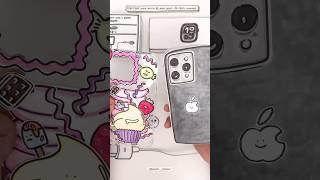 iPhone 16pro & Apple Watch 10 Unboxing ASMR #paperdiy #asmr #drawing #iphone #unboxing