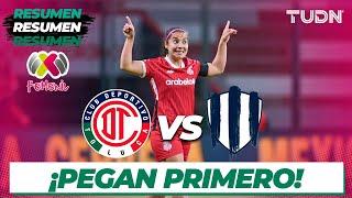 Resumen y goles | Toluca vs Rayadas | Liga Mx Femenil AP2024-4tos | TUDN