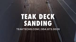 Teak Deck Sanding