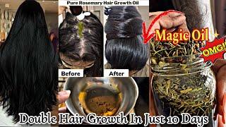 മുടി ഉള്ളോടെ തഴച്ചു വളരാൻ Rosemary Oil|Affordable HairCare Routine For Faster HairGrowth #haircare