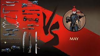 Shadow Fight 2 Special Edition | All Act 7 Weapons Vs May