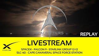 SpaceX - Falcon 9 - Starlink 12-12 - SLC-40 - Cape Canaveral SFS - January 10, 2025