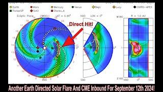 Another Earth Directed Solar Flare And CME Inbound For September 12th 2024!