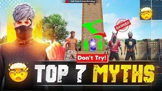 Top 7 Intresting MYTHS in Free Fire |Free Fire India