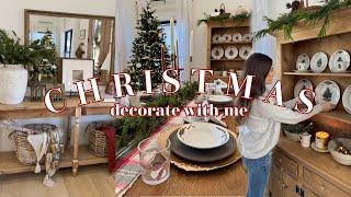 CHRISTMAS DECORATING 2024 | Dining Room & Entryway Christmas Decor Ideas