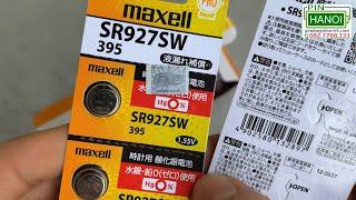 Pin đồng hồ Maxell Silver Oxide SR927SW Pro 395 1.55V