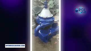 ALFA LAVAL SEPARATOR TYPE MFPX 307 || Trial Of Separators || Rigil Marine || www.rigilmarine.com