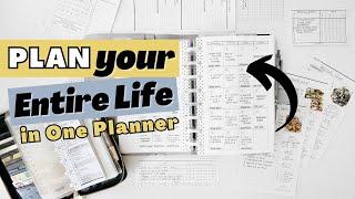 How I Plan My Entire Life in One Planner | Custom Functional Planning System Walk Through