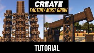 Create The Factory Must Grow Tutorial / guide 1.18.2 - 1.19.2 Oil and engines (Minecraft java)