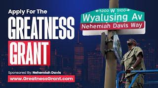 Greatness Grant Livestream | Nehemiah Davis