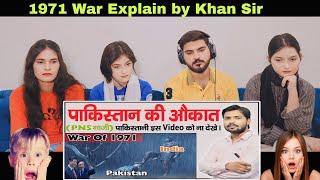 Pakistani Reaction India Pakistan 1971 War Explained by Khan Sir