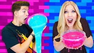 DIY Slime Challenge! (PrestonPlayz vs BriannaPlayz)