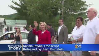 Senate Democrats Release Full Testimony In Russian Collusion Probe