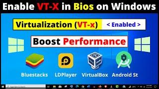 How to Enable Virtualization in Windows 10 - 2 Ways to Enable VT-x in Bios Settings Easily