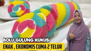 BOLU GULUNG EKONOMIS CUMA 2 TELUR RASANYA ENAK BANGET