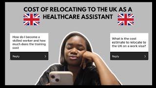 Cost Of Relocating To The UK As A Healthcare Assistant  | Where To Get Healthcare Training Done