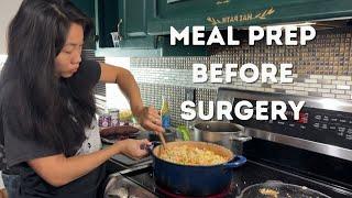 Plant Based Meal Prep Before Surgery | Husband is getting ankle surgery soon!